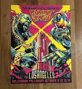 Run The Jewels Hollywood Palladium Official Poster Print Los Angeles LA tour - Picture 1 of 2