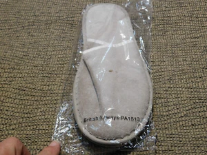 NEW Vintage BOAC British Airways First Class Slippers PA1513 Sealed - Picture 1 of 4