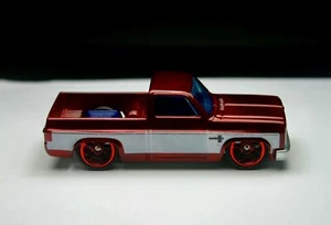 Hot Wheels 83 Silverado Pickup Red Candy Custom Made READ Description - Picture 1 of 6
