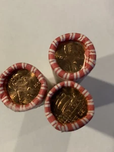 2009 Lincoln Cent 3 Rolls Penny FDI UNC Stamped Cancelled All Three Stations - Picture 1 of 7