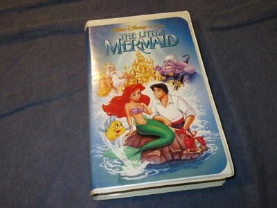 1989 THE LITTLE MERMAID Black Diamond Classics VHS Tape # 913 - Banned Artwork - Image 1 of 4