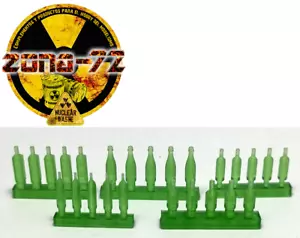 Botellas Vidrio Verde, Green Glass Bottles 1/35, 1/48, 1/72, 3D - Imagen 1 de 14