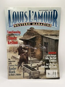 Louis L'Amour Western Magazine Sept 1995 Billy the Kid Buffalo Bill Cody - Picture 1 of 6