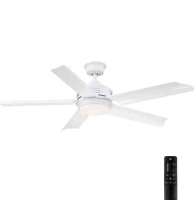 Home Decorators 9-Speeds Ceiling Fan DC-Motor Remote w/ Light Kit Integrated LED - Image 1 of 4
