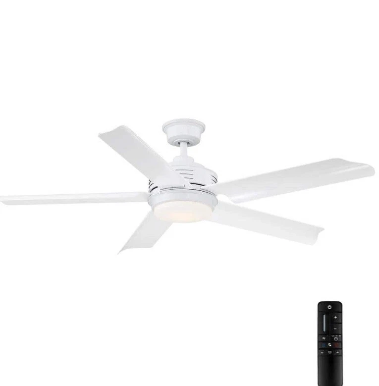 Home Decorators 9-Speeds Ceiling Fan DC-Motor Remote w/ Light Kit Integrated LED - Image 1 of 4