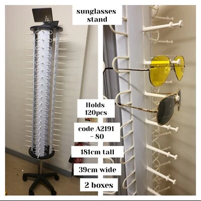 EURO ACCESSORIES UK LTD Sunglasses Stand Holds 80 sunglasses A2191-80 Retail Shop Display Storage Unit