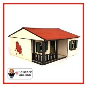 28mm WW2 House Spanish/Italian MDF Painted Terrain Building Bolt Action (B) - Bild 1 von 5