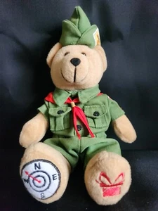 Boy Scouts of America Gift Postal Collectible Stamp Plush 2005 Bear Hat and Suit - Picture 1 of 4