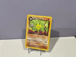 1ª Edición! 😻 Pokémon Dark Primate 43/82 Team Rocket * Raro * Nunca Jugado - Imagen 1 de 2