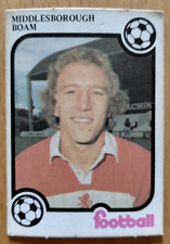 Stuart Boam Middlesbrough Monty Gum Football Now 1975/76