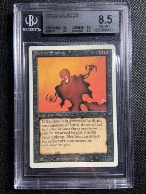 1994 MTG Magic The Gathering 3rd Edition Revised Nether Shadow R K BGS 8.5  - Image 1 of 2