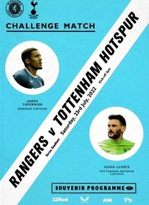 RANGERS V TOTTENHAM HOTSPUR. Challenge Match JULY 2022. NEW Sealed - Picture 1 of 1