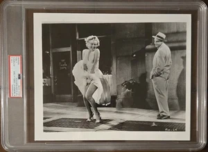 Marilyn Monroe, 7 años picazón famoso vestido sopla, PSA/DNA tipo 4 foto, 8x10 - Imagen 1 de 5