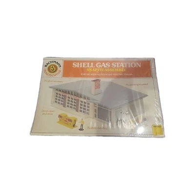 Bachmann Rare Shell Gas Station (HO Scale) - NIB U4 - Image 1 of 3