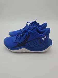 Under Armour Boys' Jet 2023 Basketball Shoes 3026635 400 Blue Size 5.5 New - Picture 1 of 6