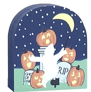 Cat's Meow Village Halloween Friedhof Kürbis Geist Chor #17-633 - Bild 1 von 1