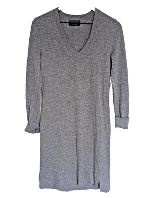 Vestido Suéter Banana Republic Mujer Talla Pequeña Filpucci Mezcla Lana Merino Gris Foto 1 de 4