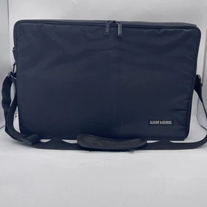 Vintage CASE LOGIC Black 60 CD Holder Carrying Case Compact Disc Storage Handle - Picture 1 of 19