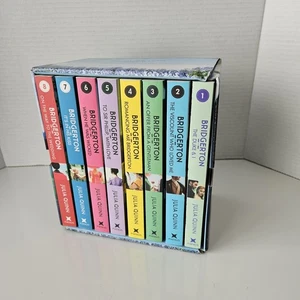 The Bridgerton Collection Books 1-8 Box Set By Julia Quinn Paperback - Picture 1 of 9