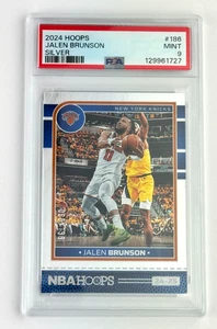 2024-25 Panini Nba Hoops - Jalen Brunson #186 Silver /199 NY Knicks PSA 9 - Picture 1 of 3