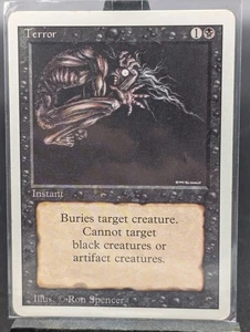 Terror Revised Magic MTG LP - Picture 1 of 2