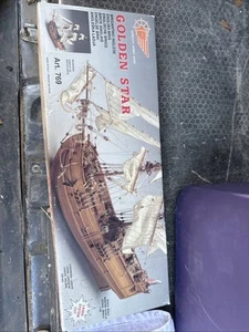 NEW Mantua Model Golden Star Wooden Model Ship Kit #769 - Picture 1 of 3