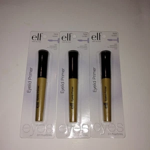 Elf Eyelid Primer Golden 7504 Lot Of 3 e.l.f. Sets Eyeshadow New In Package - Picture 1 of 5