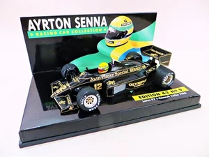 MINICHAMPS '1985 LOTUS 97 T RENAULT TURBO, SENNA RACING CAR COLLECTION' 1:43 MIB - Picture 1 of 9