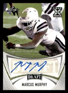 2021 Leaf Draft AUTO #BAMM1 Marcus Murphy (ref 225443) - Picture 1 of 2