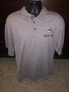 VTG Lee Sport Mens Shirt 2XL Super Bowl XXXIV Gray Polo Golf S/S Embroidered - Picture 1 of 6
