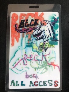 BECK. Backstage Pass Laminate. ALL ACCESS - Picture 1 of 1