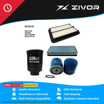 WESFIL Filter Service Kit For NISSAN NAVARA RX, ST-X KING CAB D40 2.5L #WK38CAB - image 1 of 4