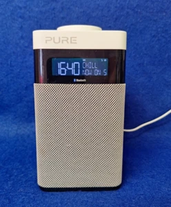 Radio digital y FM portátil Pure Pop Mini DAB sin fuente de alimentación probada y funcionando - Imagen 1 de 24