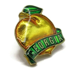 Spilla Georgia Peach vintage bel design - Foto 1 di 4