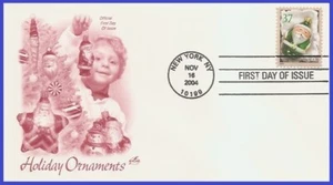 USA4 #3884 U/A ARTCRAFT FDC Green Santa Ornament - Picture 1 of 1