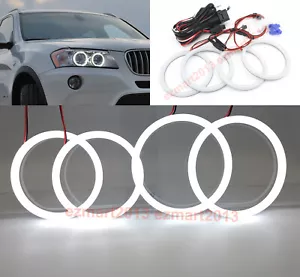 cotton LED halo ring for BMW X3 F25 2010-2014 Xenon headlight angel eye DRL lamp - Picture 1 of 12