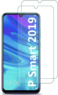 2x Huawei P smart 2019 Schutzglas Schutz PanzerFolie Glasfolie 9H Tempered Glass