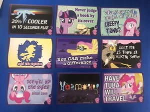 Juego de 9 pegatinas My Little Pony serie 2 S1-S9 - Imagen 1 de 1