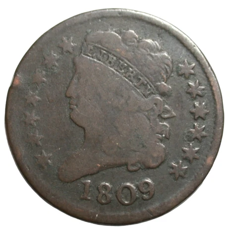 1809- Half Cent Cover