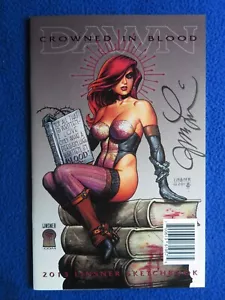 LINSNER DAWN CROWN IN BLOOD CONVENTION SKETCHBOOK 2013 SIGNED - Picture 1 of 1