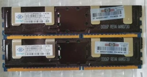 LOT 2x - 1GB HP 398706 2Rx8 PC2-5300f-555-11 Memory - Picture 1 of 1