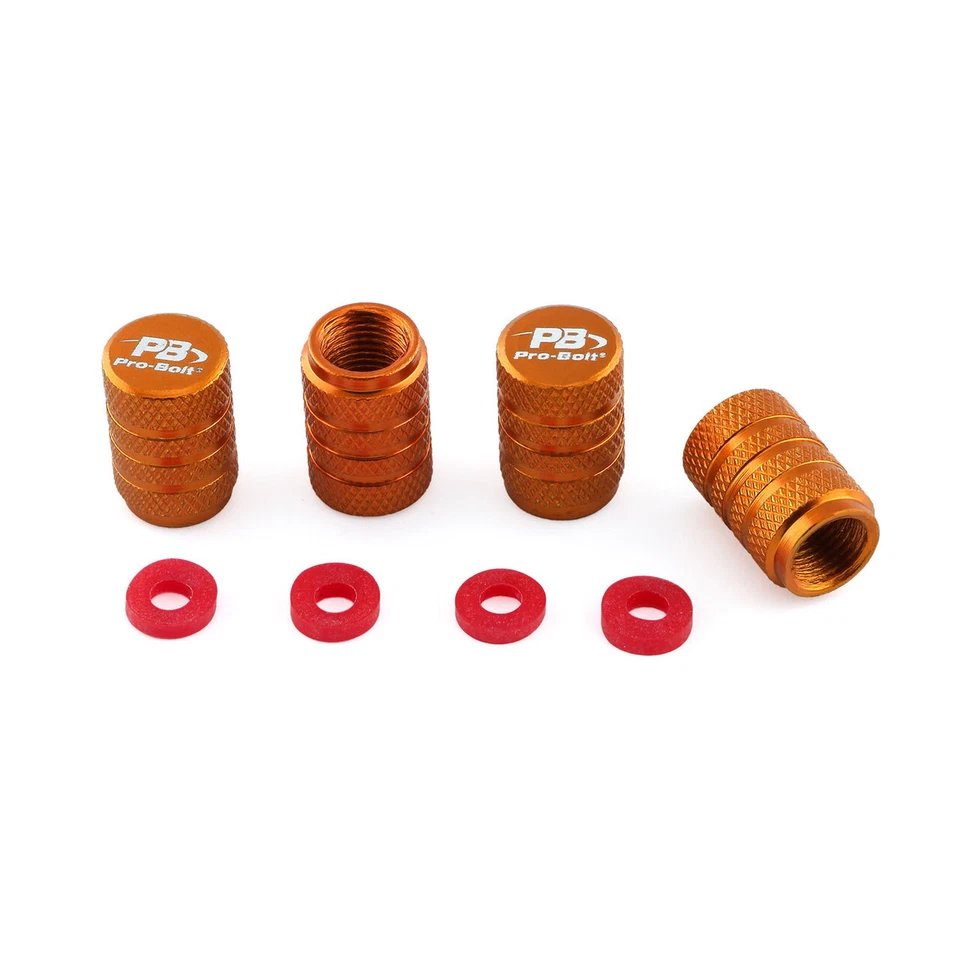 Valve Caps Dust Orange for Mazda MX5 MX6 RX7 RX8 CX3 CX30 CX5 CX60 CX7 MX30 - Image 1 of 1