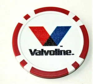 Valvoline Racing Oil Poker Chip Golfball Marker Neu aus altem Lagerbestand Neu  - Bild 1 von 2