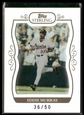 2008 Topps Sterling #30 Eddie Murray Framed White #/50 - Image 1 of 2