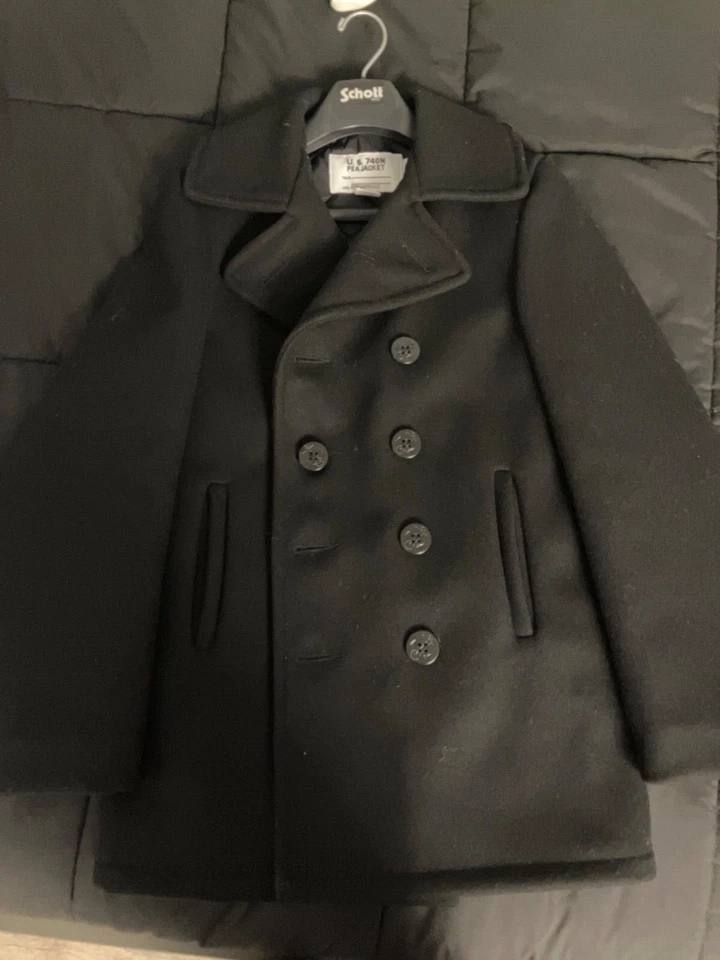 Chaquetón negro Schott 740N para hombre 32 COMO NUEVO Foto 1 de 1