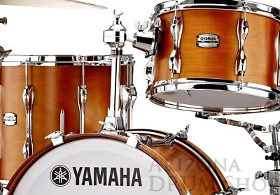 Juego de batería BOP Yamaha RECORDING CUSTOM 3 piezas con bajo de 18", acabado madera real, en stock Foto 1 de 4