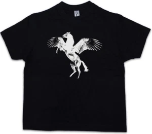 PEGASUS II Kids Boys T-Shirt Flying Pegasi Pferd Horse Greek Mythology - Picture 1 of 1