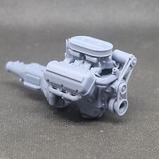 Firepower Hemi Dual Carb model engine resin 3D printed 1:24-1:8 scale