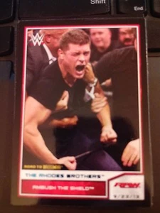 2014 Topps WWE Road to Wrestlemania #45 The Rhodes Brothers Blue No Como Nuevo - Imagen 1 de 1