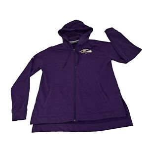Under Armour Hoodie Baltimore Ravens Womens Medium Threadborne Zip Sweatshirt